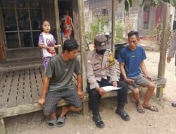 *Bhabinkamtibmas Pulau Padang Sosialisasikan Maklumat Kapolda, Ajak Warga Cegah Karhutla**