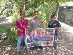*Bhabinkamtibmas Bagok Gandeng Tokoh Masyarakat, Gencarkan Sosialisasi Larangan Karhutla**