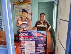 Cegah Karhutla, Polres Barito Utara Sosialisasi Maklumat Kapolda Kalteng di Pesisir DAS Barito