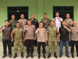 Pererat Sinergitas, Polres Barito Utara Gelar Kunjungan Silaturahmi ke Kodim 1013/Mtw