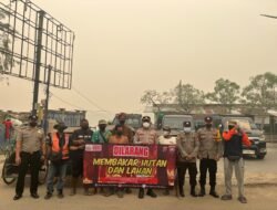 Cegah Karhutla sejak Dini, Polres Barito Utara Masifkan Edukasi dan Sosialisasi Maklumat Kapolda Kalteng di Muara Teweh