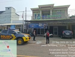 **Patroli Kota Presisi Satsamapta Bartim Sasar Kantor BPJS, Warga Diingatkan Waspada Penipuan dan Pencurian**