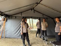 Kapolres Gunung Mas Cek Pos Pantau Karhutla, Perkuat Kesiapsiagaan di Wilayah Rawan Karhutla