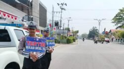 Wujudkan Kamseltibcarlantas Kondusif, Satlantas Polres Kapuas Antisipasi Balapan Liar.