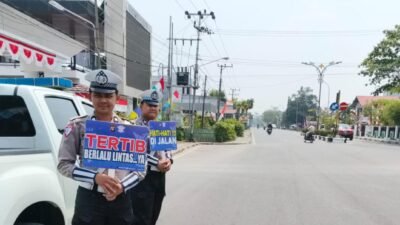 Wujudkan Kamseltibcarlantas Kondusif, Satlantas Polres Kapuas Antisipasi Balapan Liar.