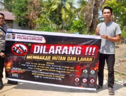 Antisipasi Karhutla Polsek Kapuas Hilir Tingkatkan Sosialisasi Himbauan Larangan Membuka Lahan Dan Kebun Dengan Cara Di Bakar Kepada Masyarakat