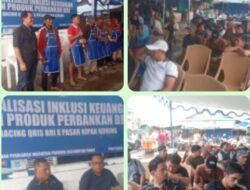BRI Sosialisasikan Inklusi Keuangan dan Produk Perbankan di Pasar Nipah Kuning