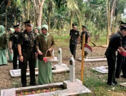 Sambut HUT ke-81 TNI, Kodim 1208/Sambas Gelar Ziarah ke Taman Makam Pahlawan Kabupaten Sambas