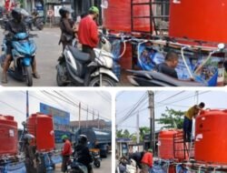 Kodaeral XII Bersama Pemkot Pontianak Salurkan Bantuan Air Bersih kepada Warga