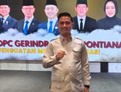 Yoggy Perdana Putra Dikukuhkan Pimpin DPC Gerindra Kota Pontianak Periode 2026–2030