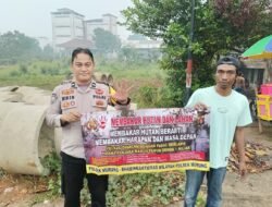 Bhabin Polsek Murung Sosialisasi Larangan Karhutla Kepada Warga Desa Muara Jaan