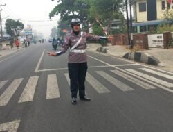 Hadir di Tengah Masyarakat, Satlantas Polres Kapuas Pengaturan Pagi