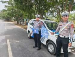 Antisipasi Lakalantas, Satlantas Polres Kapuas Pantau Arus Lalu Lintas Lingkar Luar Kota