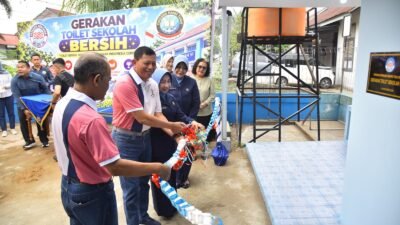 Deklarasi Toilet Sekolah Bersih, Yayasan Persada Moro 38 Resmikan Fasilitas Sanitasi di TK Hang Tuah VI Pontianak