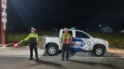 Antisipasi Balapan Liar, Satlantas Polres Kapuas Patroli malam