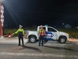 Antisipasi Balapan Liar, Satlantas Polres Kapuas Patroli malam