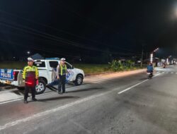 Antisipasi Balapan Liar, Satlantas Polres Kapuas Patroli malam