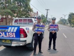 Wujudkan Kamseltibcarlantas Kondusif, Satlantas Polres Kapuas Antisipasi Balapan Liar.