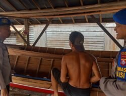 SATPOLAIRUD POLRES KAPUAS LAKSANAKAN SAMBANG POLISI RW DI PESISIR DAS KAPUAS