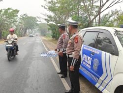 Antisipasi Lakalantas, Satlantas Polres Kapuas Pantau Arus Lalu Lintas Lingkar Luar Kota