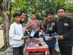 Satlantas Polres Murung Raya Bagikan Leafet Ops Patuh Telabang 2026 Kepada Para Pemuda