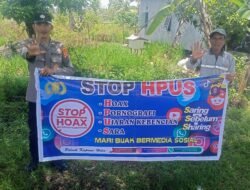 Cegah Penyebaran Hoaks Polsek Kapuas Hilir Rutin Laksanakan Sosialisasi Anti HPUS