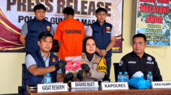 Press Release Serentak Penanganan Karhutla, Polres Gunung Mas Paparkan Pengungkapan Dua Kasus