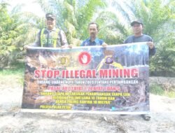 PERSONEL POLSEK PULAU PETAK LAKSANAKAN SOSIALISASI ILEGAL MINING KE MASYARAKAT GUNA PENCEGAHAN TAMBANG LIAR DI WILAYAH KECAMATAN PULAU PETAK