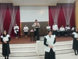 Polres Gunung Mas Sosialisasikan Larangan Membakar Hutan dan Lahan di Gereja