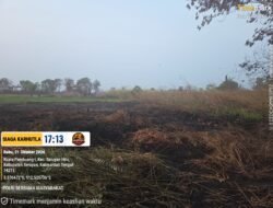 DUA MOBIL TANGKI DITERJUNKAN, KEBAKARAN LAHAN DI JALAN CILIK RIWUT BERHASIL DIPADAMKAN