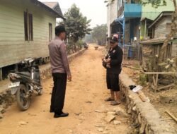 Perkuat Kamtibmas, Polsek Katingan Tengah Sambangi Warga
