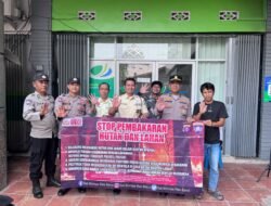 Polres Barito Utara Edukasi Warga Teweh Tengah Soal Bahaya Karhutla dan Call Center 110