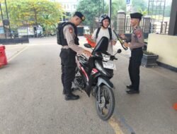 *Tidak ada celah Pastikan Keamanan Setiap Kendaraan Yang Masuk Wajib Di Periksa*