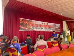 *Cegah Kebakaran Hutan dan Lahan, Polsek Dusun Tengah Sambangi Posko Karhutla Berkolaburasi Cegah dan Pantau Titik Api*