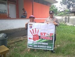 Personel Polsek Dusut Sosialisasikan Perpres Nomo 87 Tahun 2016 Dengan Masyarakat