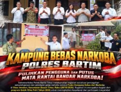 *Satresnarkoba Polres Bartim Gencarkan Program Kampung Bebas Narkoba di Jeweten, Pulihkan Pengguna dan Putus Mata Rantai Bandar*
