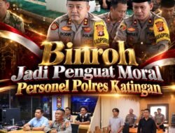 Binroh Jadi Penguat Moral Personel Polres Katingan